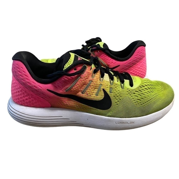 Nike Women’s Size 8.5 Lunarglide 8 Athletic Running Sneaker Shoes Multicolor - Picture 1 of 16